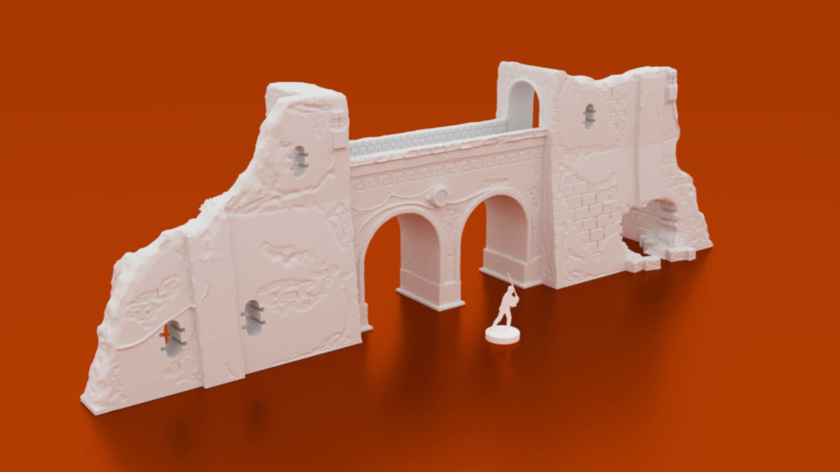 Pilgrim City Mega Terrain Bundle – 11 Sci-Fi Holy City Structures (28mm/40mm) - Northern Foundry