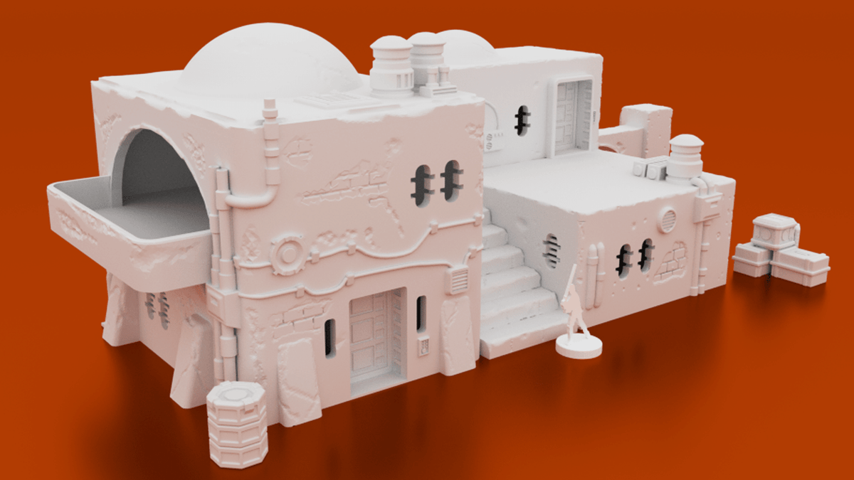 Pilgrim City Mega Terrain Bundle – 11 Sci-Fi Holy City Structures (28mm/40mm) - Northern Foundry