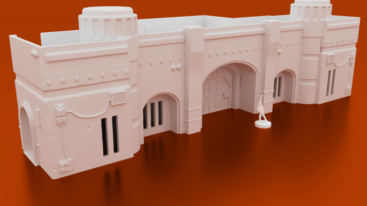 Pilgrim City Mega Terrain Bundle – 11 Sci-Fi Holy City Structures (28mm/40mm) - Northern Foundry
