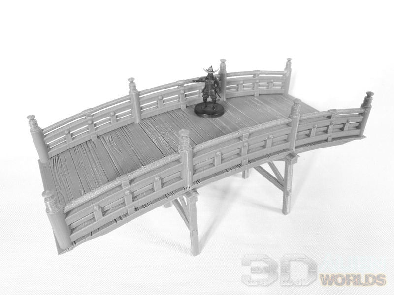 Samurai Bridges Set – 5 Feudal Japan Bridges Terrain (28mm/32mm/40mm) - Northern Foundry