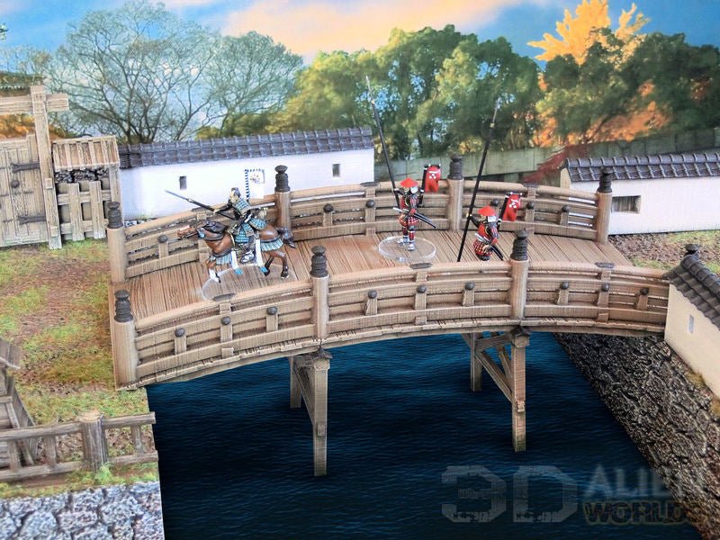 Samurai Bridges Set – 5 Feudal Japan Bridges Terrain (28mm/32mm/40mm) - Northern Foundry