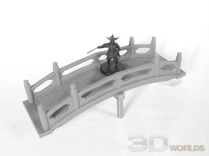 Samurai Bridges Set – 5 Feudal Japan Bridges Terrain (28mm/32mm/40mm) - Northern Foundry