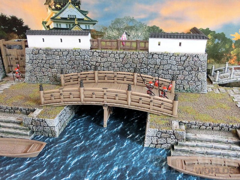 Samurai Canal Set – Modular Feudal Japan Waterways (28mm/32mm/40mm) - Northern Foundry