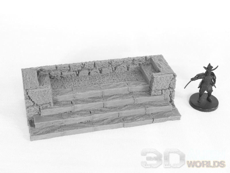 Samurai Canal Set – Modular Feudal Japan Waterways (28mm/32mm/40mm) - Northern Foundry