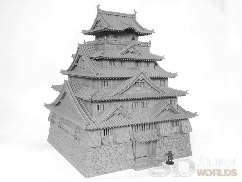Samurai Castle Centrepiece – Feudal Japan Keep (28mm) - Northern Foundry