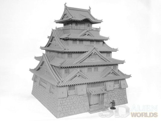 Samurai Castle Centrepiece – Feudal Japan Keep (28mm) - Northern Foundry