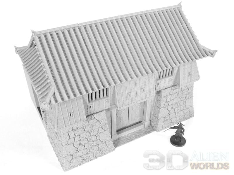 Samurai Castle Gatetower – Fortified Gate Terrain (28mm/32mm/40mm) - Northern Foundry
