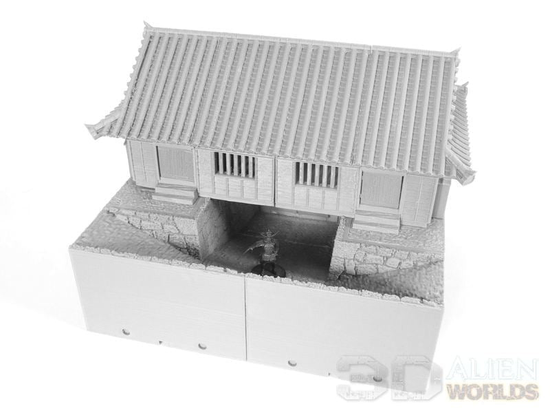 Samurai Castle Gatetower – Fortified Gate Terrain (28mm/32mm/40mm) - Northern Foundry