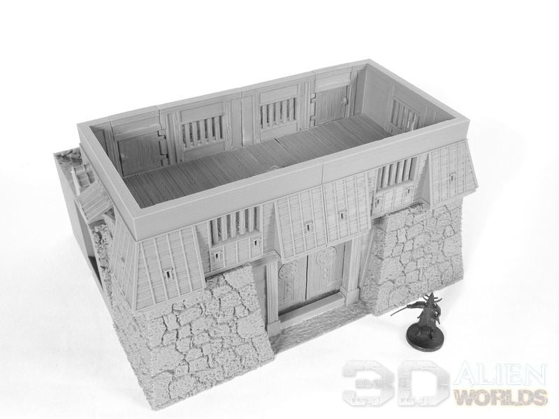 Samurai Castle Gatetower – Fortified Gate Terrain (28mm/32mm/40mm) - Northern Foundry