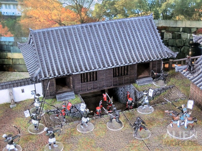 Samurai Castle Gatetower – Fortified Gate Terrain (28mm/32mm/40mm) - Northern Foundry