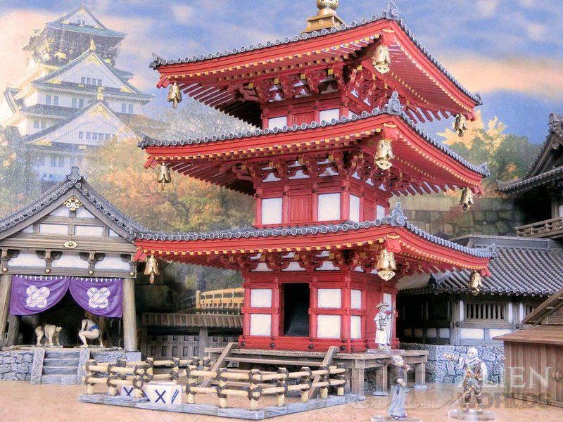 Samurai Dice Tower Pagoda – Functional Tabletop Dice Tower (28mm/32mm/40mm) - Northern Foundry