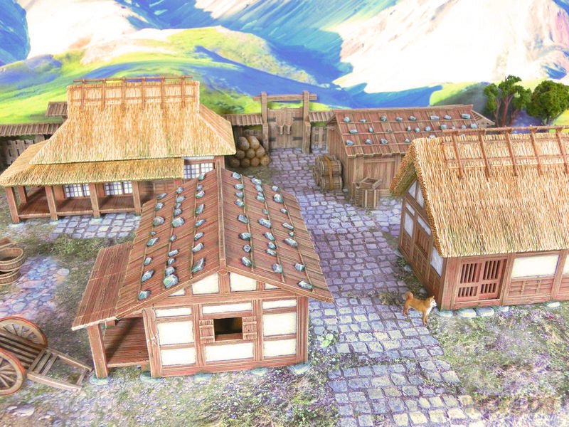 Samurai Farmhouses – Feudal Japan Rural Buildings (28mm/32mm/40mm) - Northern Foundry