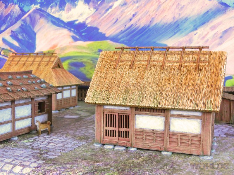 Samurai Farmhouses – Feudal Japan Rural Buildings (28mm/32mm/40mm) - Northern Foundry