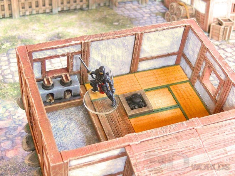 Samurai Farmhouses – Feudal Japan Rural Buildings (28mm/32mm/40mm) - Northern Foundry