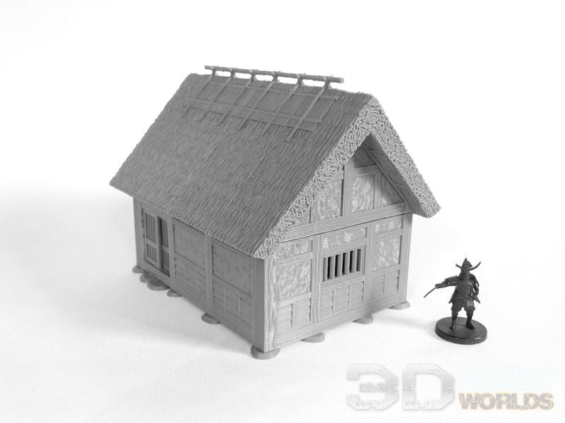 Samurai Farmhouses – Feudal Japan Rural Buildings (28mm/32mm/40mm) - Northern Foundry