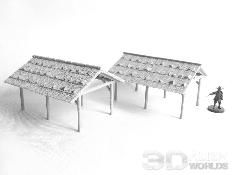 Samurai Fishing Village – Coastal Set (28mm/32mm/40mm) - Northern Foundry