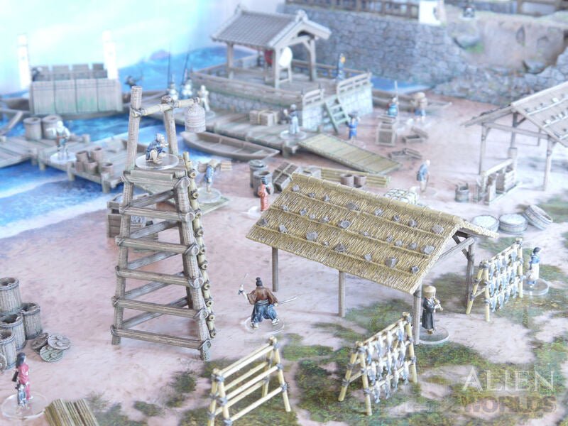 Samurai Fishing Village – Coastal Set (28mm/32mm/40mm) - Northern Foundry