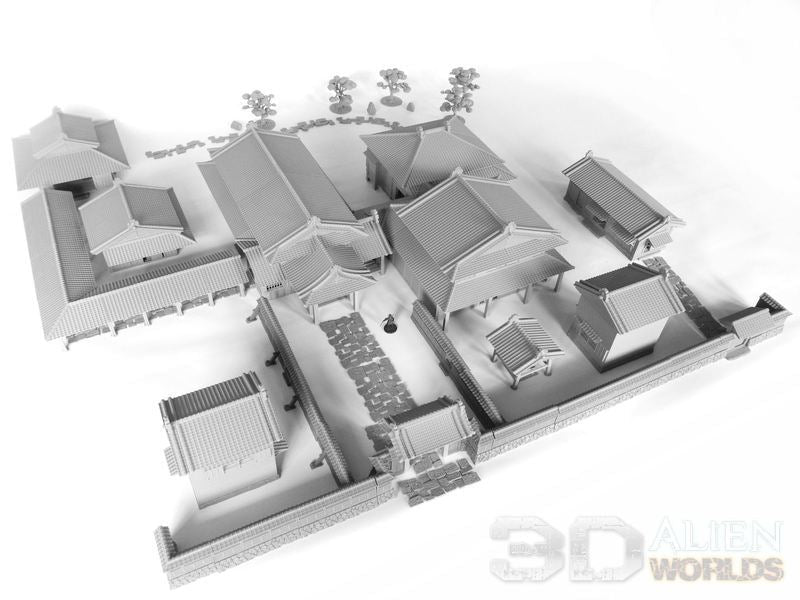 Samurai Lord's House – Sprawling Feudal Japanese Estate (28mm) - Northern Foundry