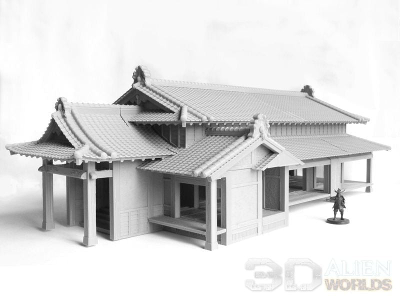 Samurai Lord's House – Sprawling Feudal Japanese Estate (28mm) - Northern Foundry