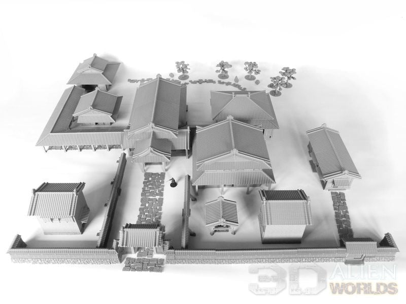 Samurai Lord's House – Sprawling Feudal Japanese Estate (28mm) - Northern Foundry