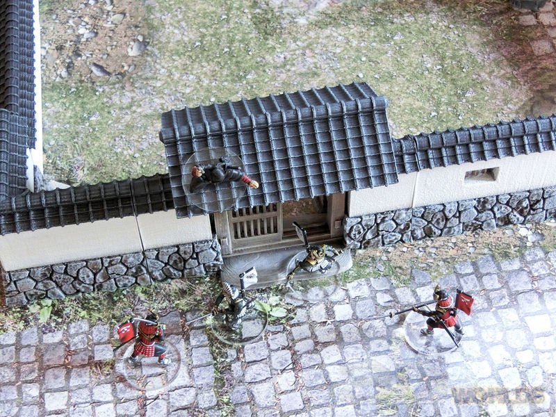 Samurai Stone Walls Set – Modular Feudal Japan Walls (28mm/32mm/40mm) - Northern Foundry