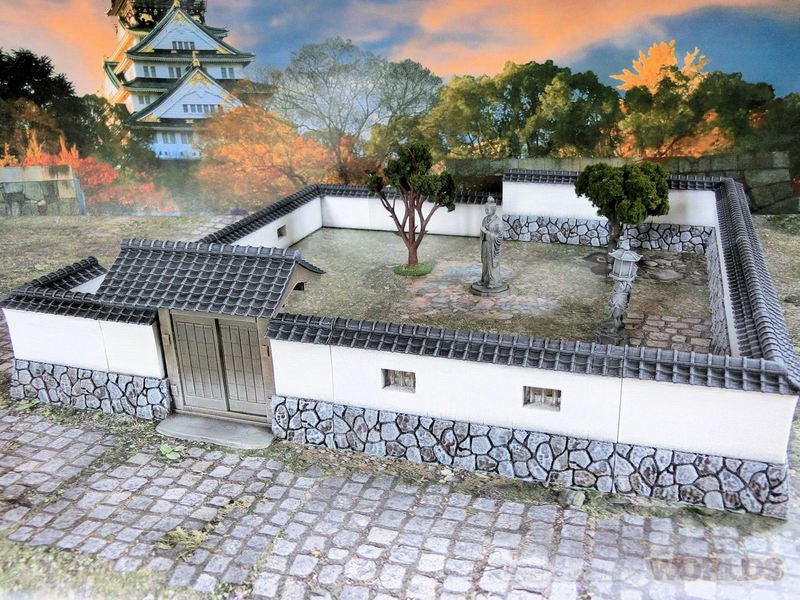 Samurai Stone Walls Set – Modular Feudal Japan Walls (28mm/32mm/40mm) - Northern Foundry