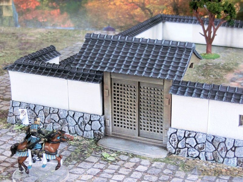 Samurai Stone Walls Set – Modular Feudal Japan Walls (28mm/32mm/40mm) - Northern Foundry
