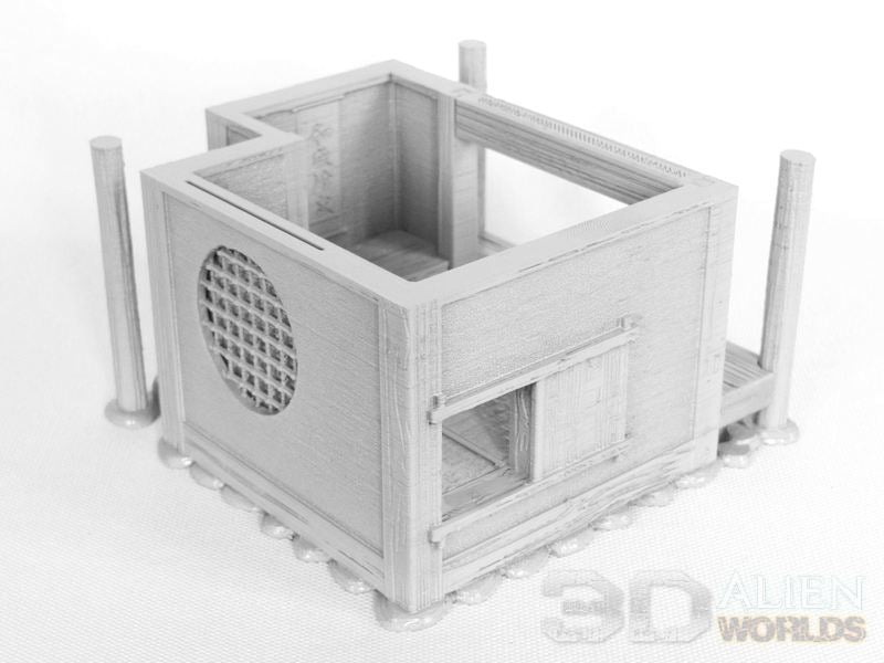 Samurai Teahouse Set – Feudal Japan Teahouse Terrain (28mm/32mm/40mm) - Northern Foundry