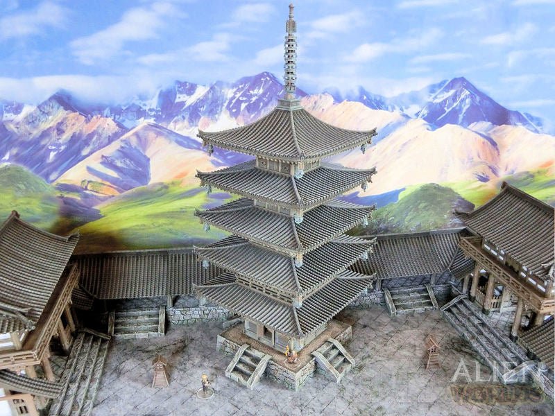 Samurai Temple Pagoda – Towering 5-Storey Centrepiece (28mm) - Northern Foundry