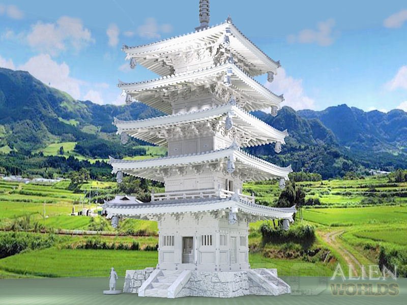 Samurai Temple Pagoda – Towering 5-Storey Centrepiece (28mm) - Northern Foundry