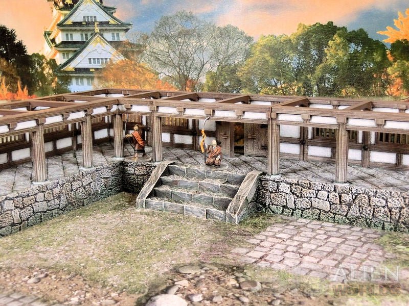 Samurai Temple Walls – Modular Feudal Japan Walls (28mm/32mm/40mm) - Northern Foundry