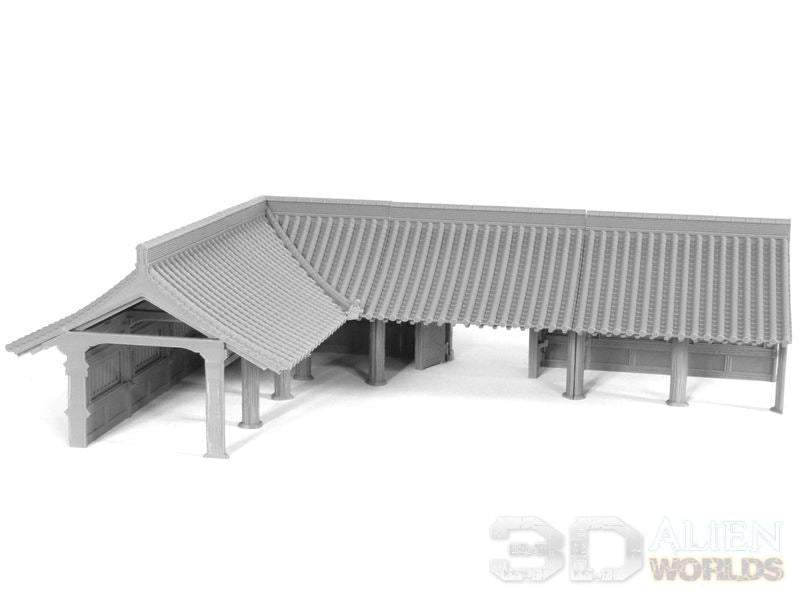 Samurai Temple Walls – Modular Feudal Japan Walls (28mm/32mm/40mm) - Northern Foundry