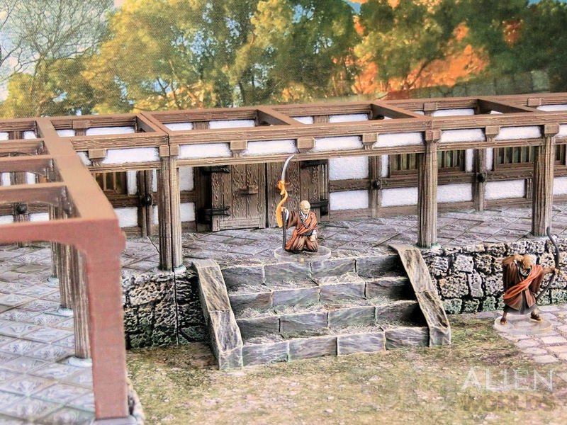 Samurai Temple Walls – Modular Feudal Japan Walls (28mm/32mm/40mm) - Northern Foundry