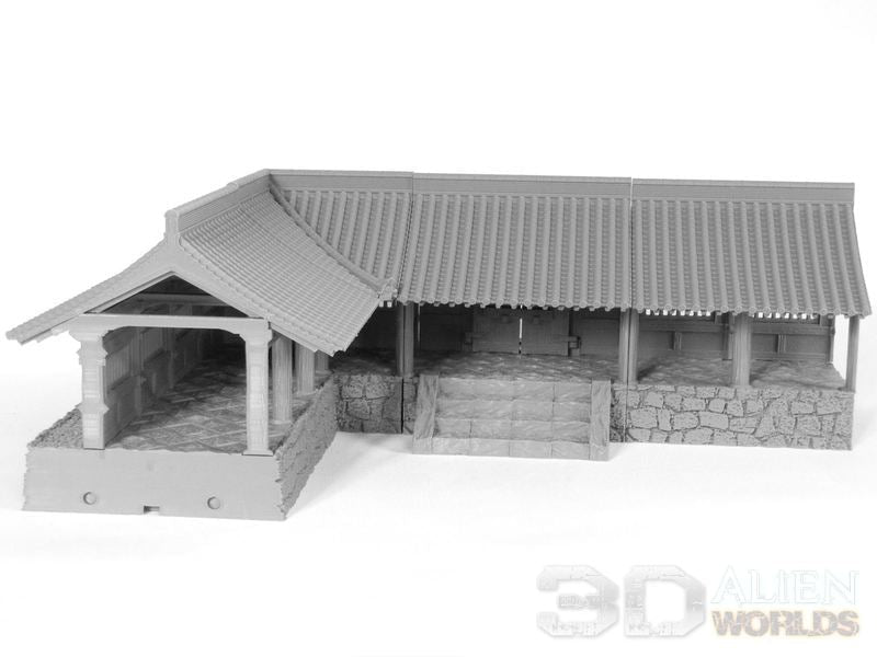 Samurai Temple Walls – Modular Feudal Japan Walls (28mm/32mm/40mm) - Northern Foundry