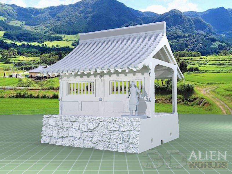 Samurai Temple Walls – Modular Feudal Japan Walls (28mm/32mm/40mm) - Northern Foundry