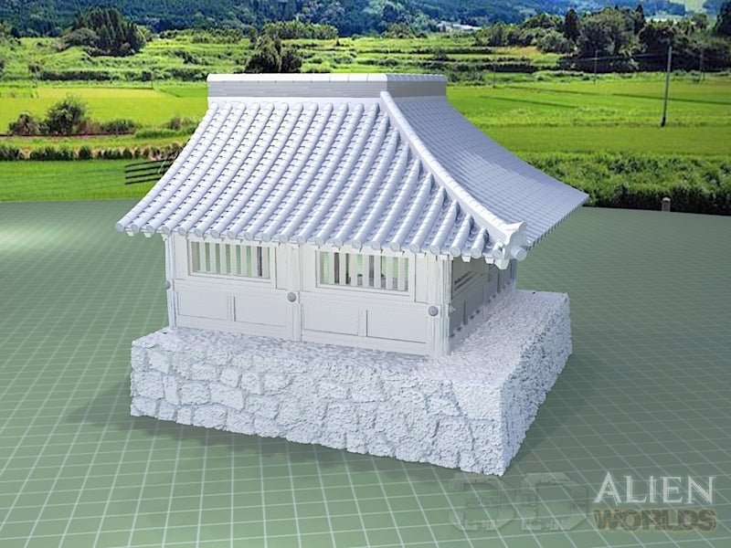 Samurai Temple Walls – Modular Feudal Japan Walls (28mm/32mm/40mm) - Northern Foundry
