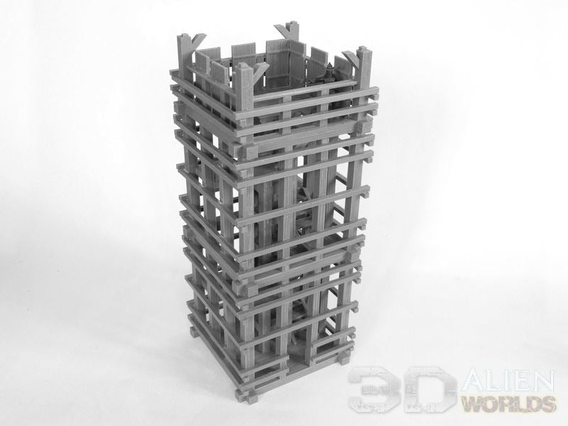Samurai Watchtower – Feudal Japan Lookout Tower Terrain (28mm/32mm/40mm) - Northern Foundry