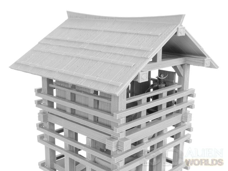 Samurai Watchtower – Feudal Japan Lookout Tower Terrain (28mm/32mm/40mm) - Northern Foundry