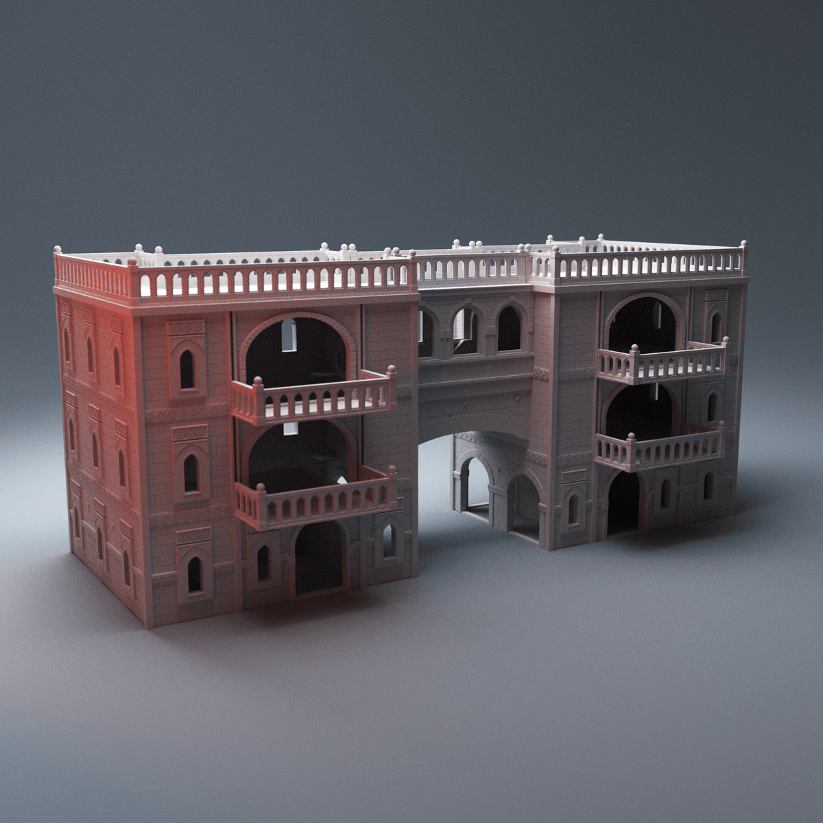 Sci-Fi Atreus Settlement Terrain Bundle – 8 Buildings (28mm/40mm, Stargrave) - Northern Foundry