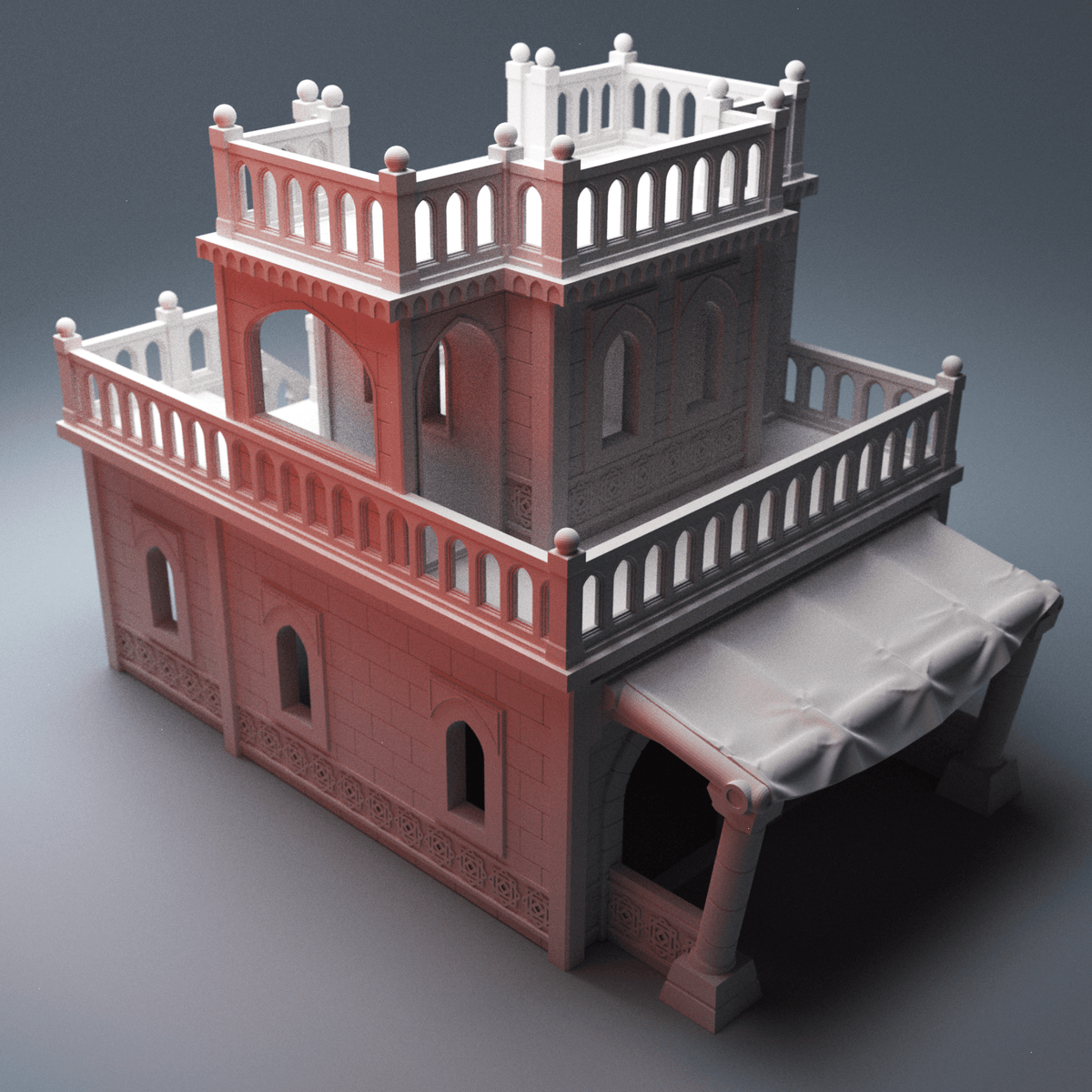 Sci-Fi Atreus Settlement Terrain Bundle – 8 Buildings (28mm/40mm, Stargrave) - Northern Foundry