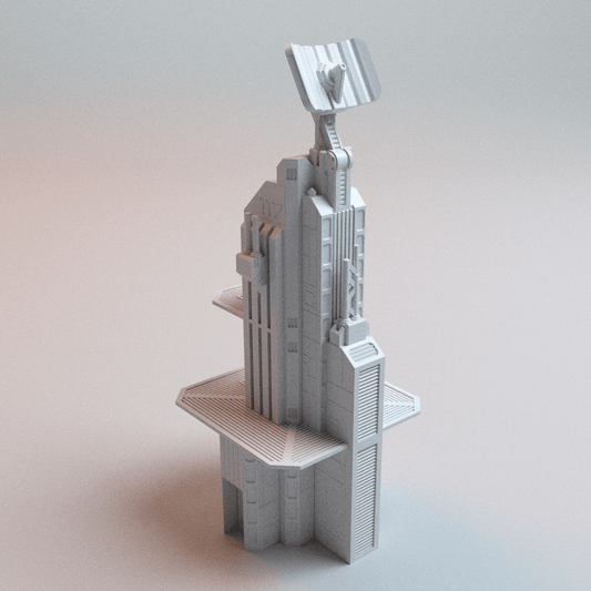 Sci-Fi Hope's Reach Outpost Bundle – Comms Tower, Landing Pad & Scatter (28mm/40mm) - Northern Foundry
