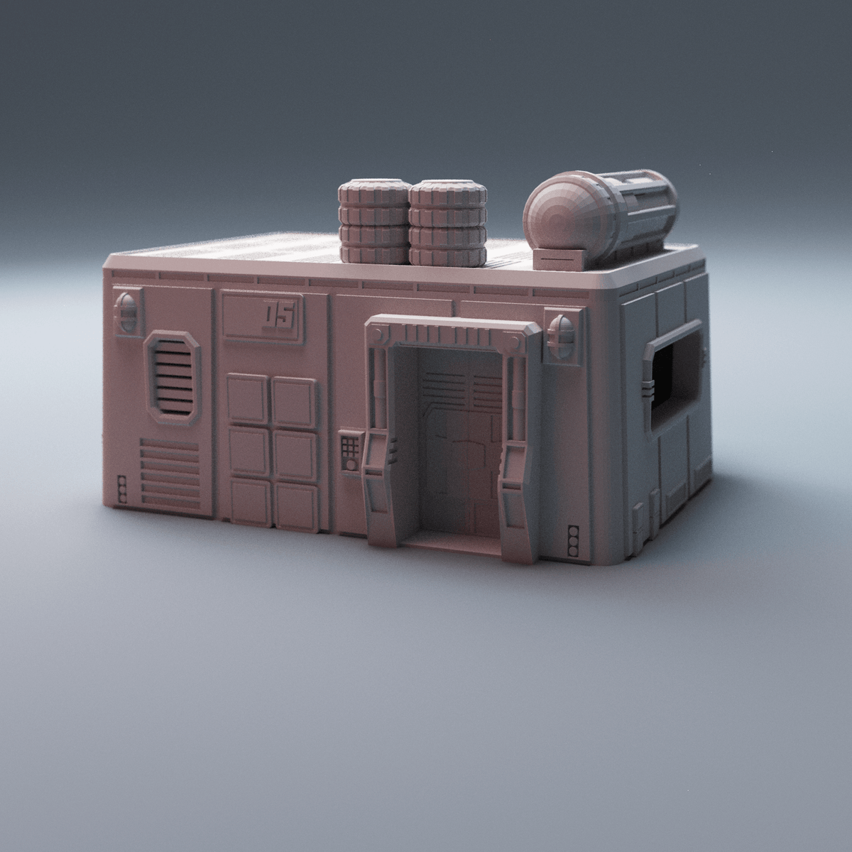 Sci-Fi Uladh Starport Buildings Bundle – 6 Outpost Structures (28mm/40mm, Stargrave) - Northern Foundry