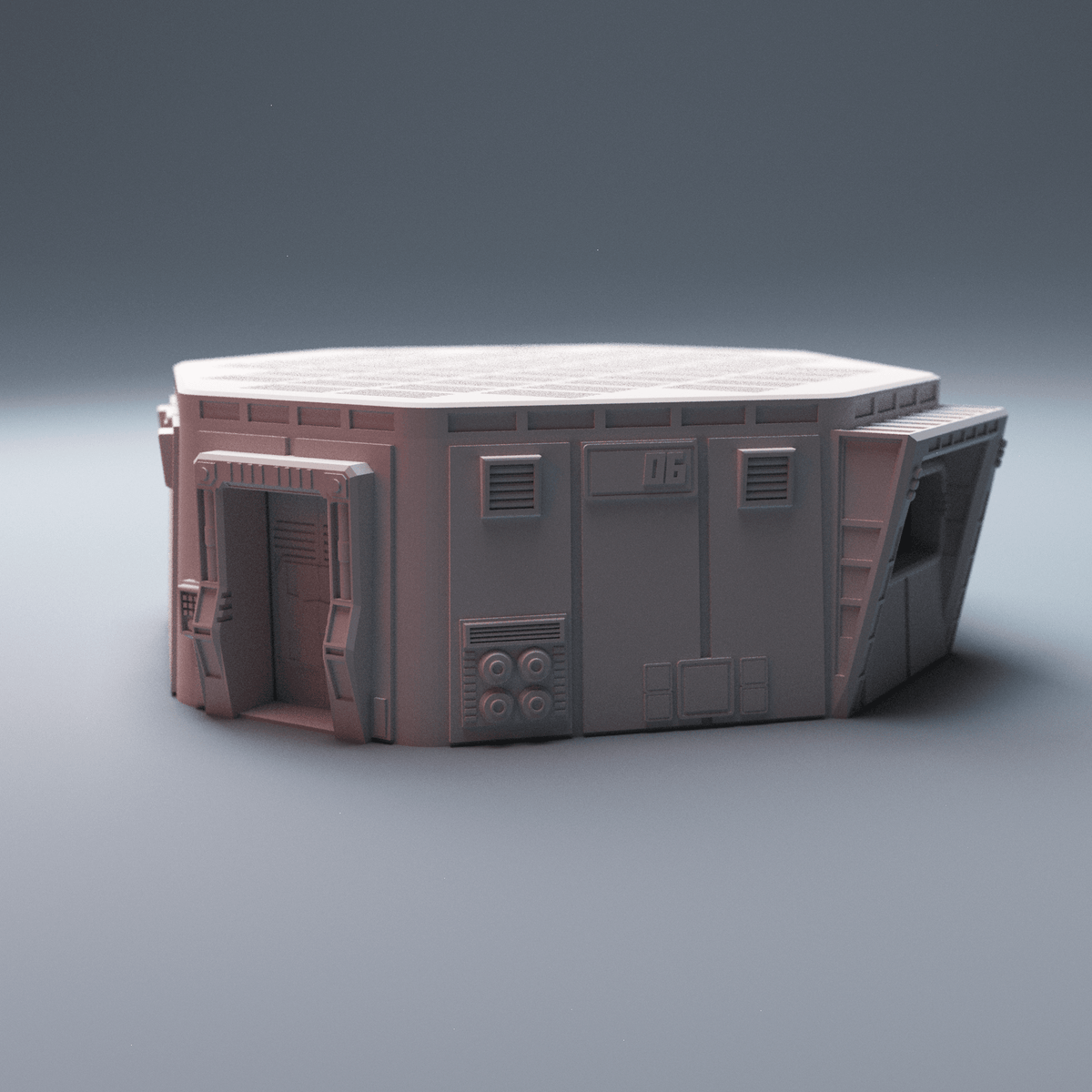 Sci-Fi Uladh Starport Buildings Bundle – 6 Outpost Structures (28mm/40mm, Stargrave) - Northern Foundry