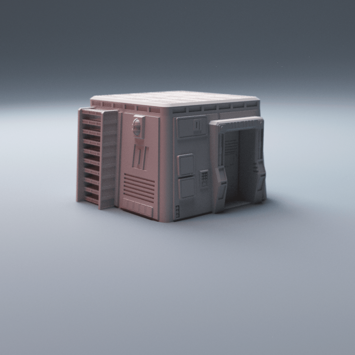 Sci-Fi Uladh Starport Buildings Bundle – 6 Outpost Structures (28mm/40mm, Stargrave) - Northern Foundry