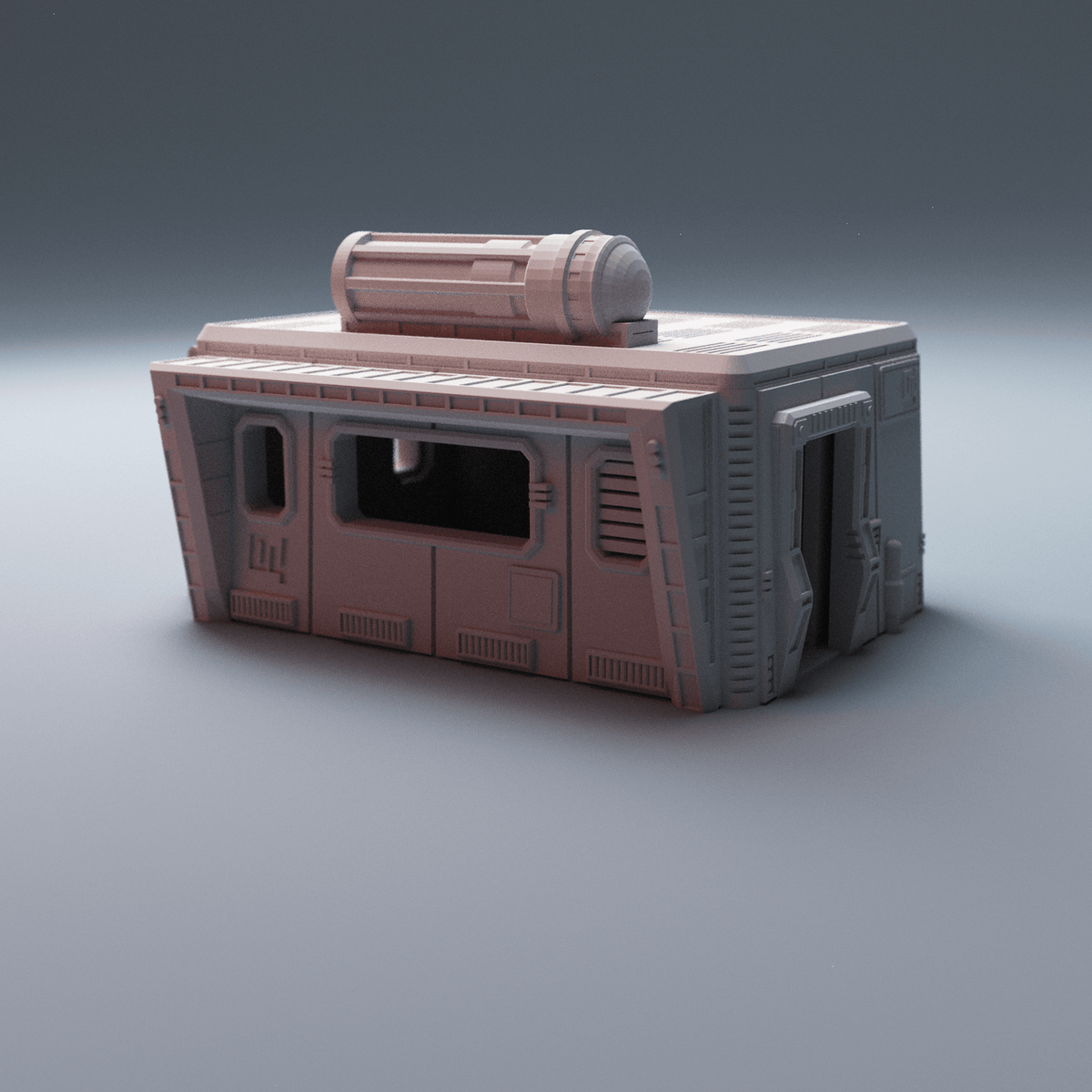 Sci-Fi Uladh Starport Buildings Bundle – 6 Outpost Structures (28mm/40mm, Stargrave) - Northern Foundry