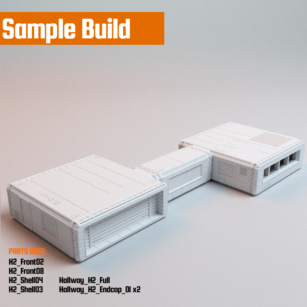 Scifi Hope's Reach Core Set – Modular OpenLOCK Sci-Fi Buildings (28mm/32mm/40mm) - Northern Foundry