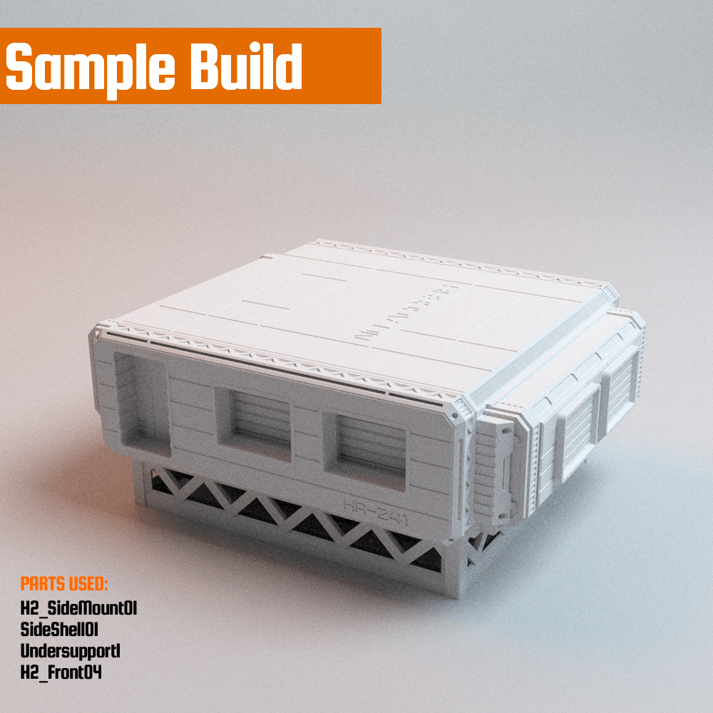 Scifi Hope's Reach Core Set – Modular OpenLOCK Sci-Fi Buildings (28mm/32mm/40mm) - Northern Foundry