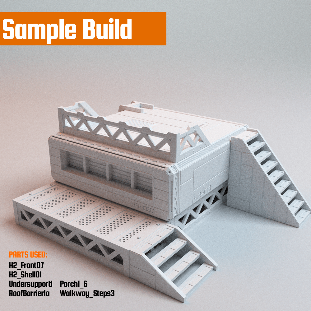 Scifi Hope's Reach Core Set – Modular OpenLOCK Sci-Fi Buildings (28mm/32mm/40mm) - Northern Foundry