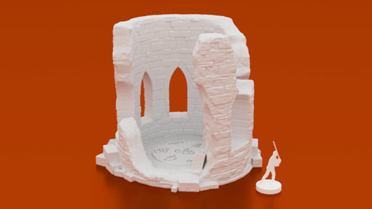 Sigillum Maleficis Arcane Ruins Set – Wizard's Tower, Sanctuary & Chaos Altar (28mm) - Northern Foundry