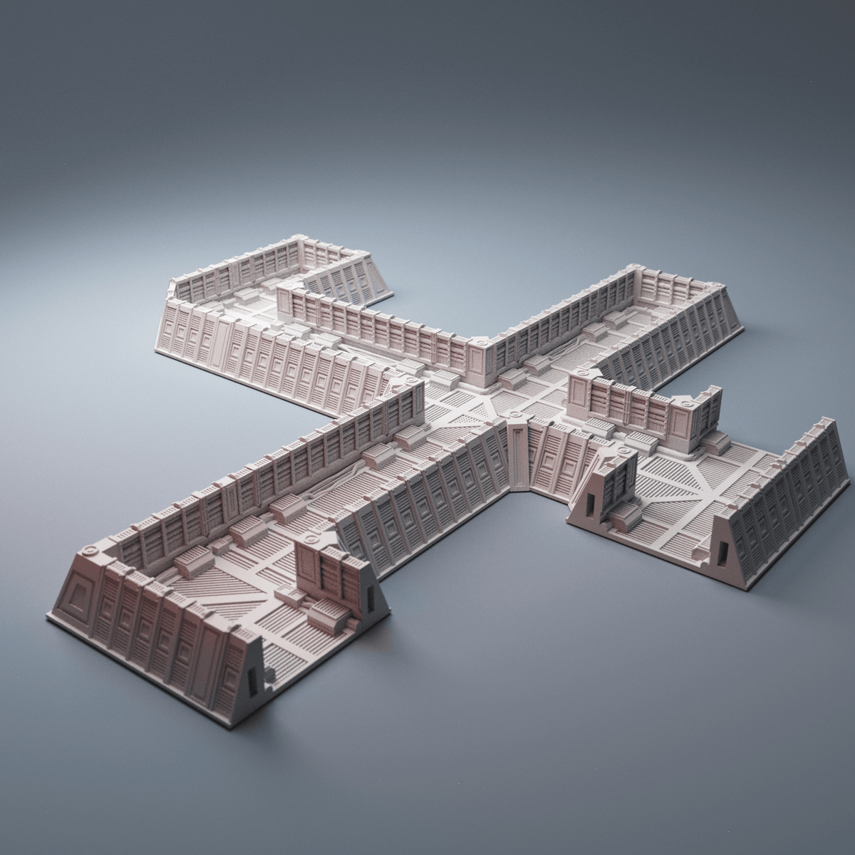 Spaceport Landing Zone — Sci-Fi Command &amp; Logistics Bundle - Northern Foundry